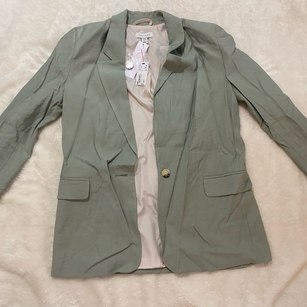 Top Shop blazer sage green